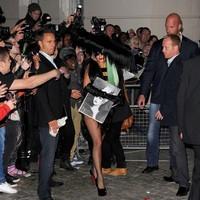 Lady Gaga showing lots of skin as she leaves her London hotel - Photos | Picture 96707